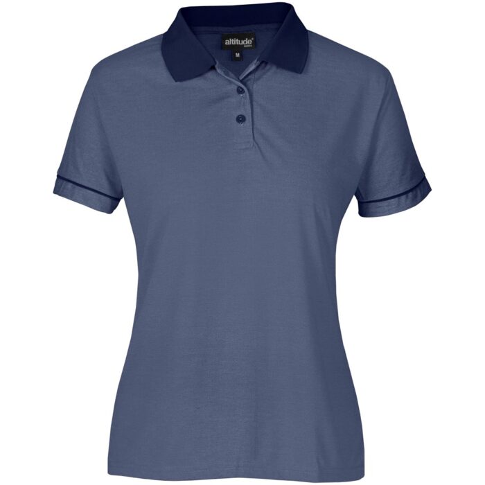 Ladies Verge Golf Shirt - Navy - Image 1