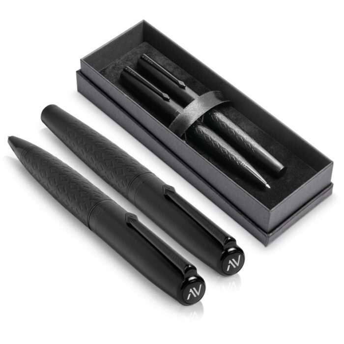 Alex Varga Galexia Ball Pen & Rollerball Set - Image 5