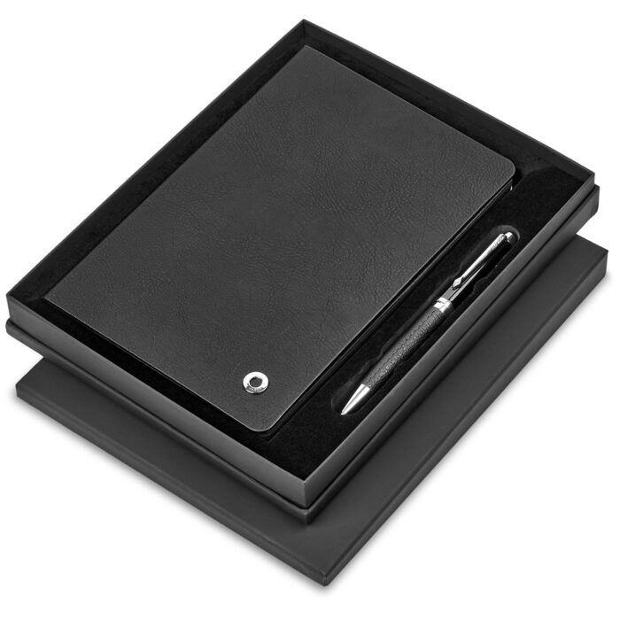 Alex Varga Corinthia Hard Cover Notebook & Pen Set - Image 2