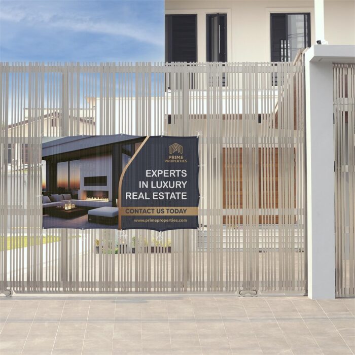 Sublimated Airtex Fabric Fence Banner 2m x 1.2m - Image 4