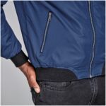 Mens Crusader Bomber Jacket - Navy - Image 6