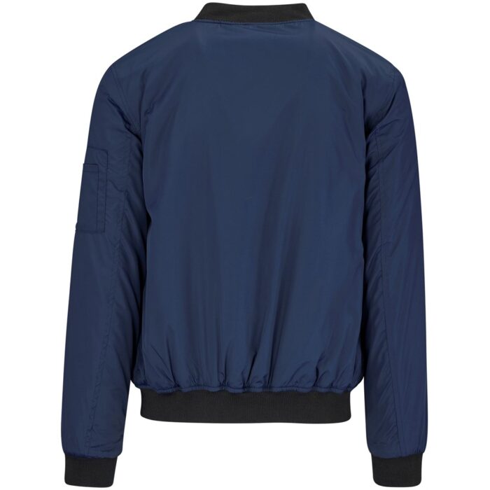 Mens Crusader Bomber Jacket - Navy - Image 2