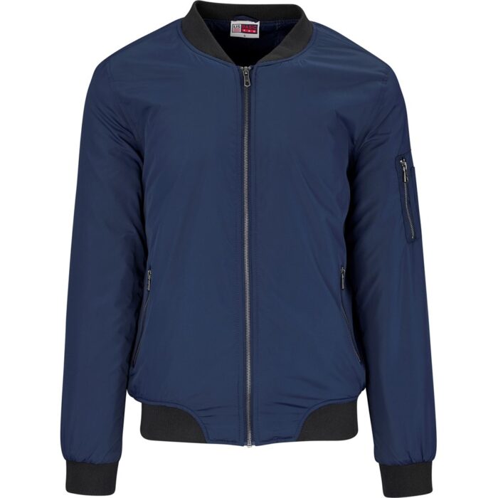 Mens Crusader Bomber Jacket - Navy - Image 1