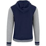 Mens Princeton Hooded Sweater - Navy - Image 3