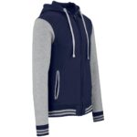 Mens Princeton Hooded Sweater - Navy - Image 4