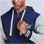 Mens Princeton Hooded Sweater - Navy - Image 5