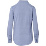 Ladies Long Sleeve Wallstreet Shirt - Navy - Image 5