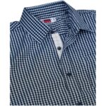 Mens Long Sleeve Kenton Shirt - Navy - Image 7