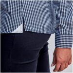Ladies Long Sleeve Kenton Shirt - Navy - Image 2