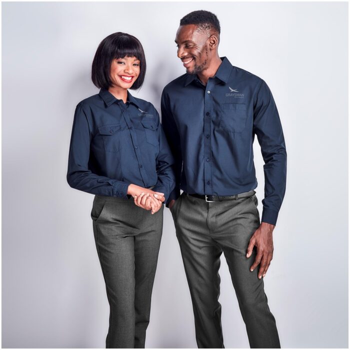 Mens Long Sleeve Kensington Shirt - Image 3