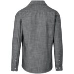 Mens Long Sleeve Windsor Shirt - Grey - Image 4