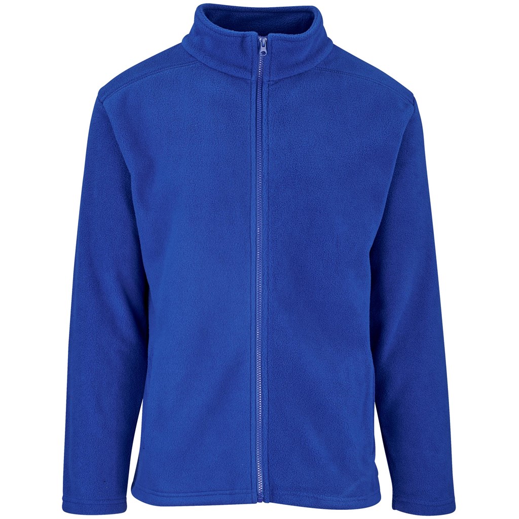 BAS-8000-BU_1024X1024 Mens Yukon Micro Fleece Jacket - Blue - Image 1