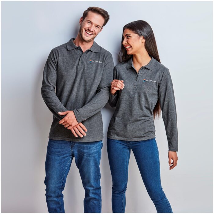 Mens Long Sleeve Elemental Golf Shirt - Image 3