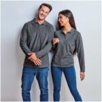 Mens Long Sleeve Elemental Golf Shirt - Image 2