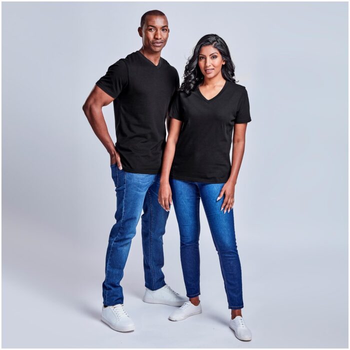 Mens Super Club 165 V-Neck T-Shirt - Image 7