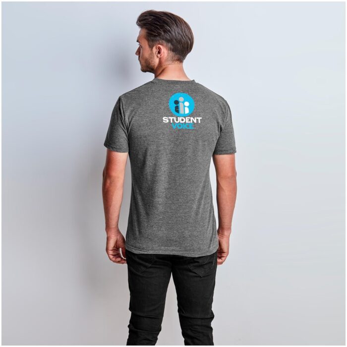 Mens Michigan Melange V-Neck T-Shirt - Image 2