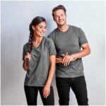 Mens Michigan Melange V-Neck T-Shirt - Image 5
