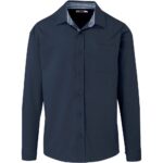 Mens Long Sleeve Warrington Shirt - Navy