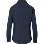 Ladies Long Sleeve Warrington Shirt - Navy - Image 5