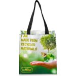 Hoppla Gateway Recycled PET Stitch-Bond Shopper - Image 2