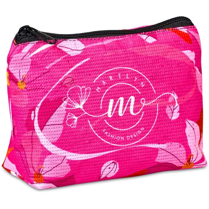 Hoppla Leanne Recycled PET Stitch-Bond Mini Toiletry Bag - Image 13
