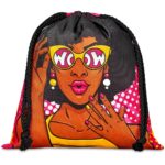 Hoppla Indian Midi Polyester Drawstring Pouch - Image 3
