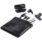 Eva & Elm Plush PU Tech & Accessory Pouch - Image 5
