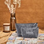 Okiyo Kesho Recycled PET Felt Mini Cosmetic Bag - Image 2