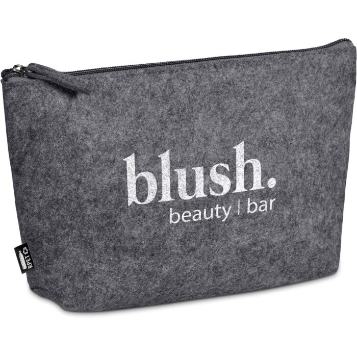 Okiyo Kesho Recycled PET Felt Mini Cosmetic Bag - Image 8