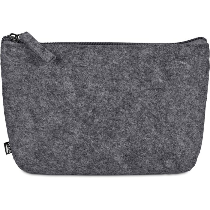 Okiyo Kesho Recycled PET Felt Mini Cosmetic Bag - Image 10