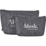 Okiyo Kesho Recycled PET Felt Mini Cosmetic Bag - Image 3