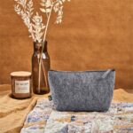 Okiyo Kesho Recycled PET Felt Accessory Bag - Image 10
