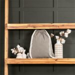 Okiyo Kinchaku Recycled Canvas Drawstring Bag - Image 6