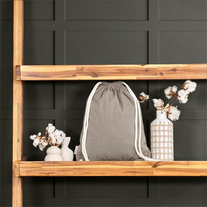 Okiyo Kinchaku Recycled Canvas Drawstring Bag - Image 6