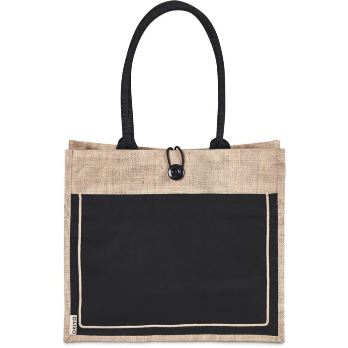 Okiyo Umi Jute & Cotton Tote - Image 2