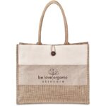 Okiyo Fukei Jute & Cotton Tote - Image 4