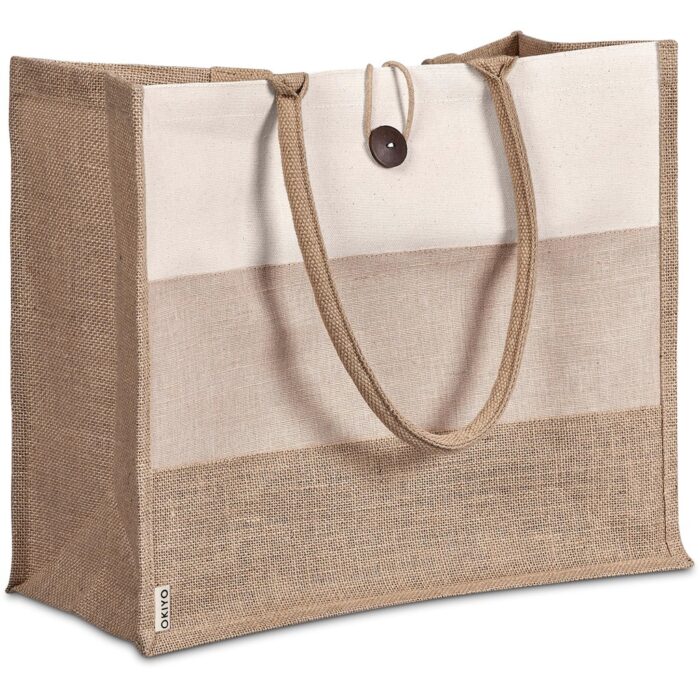 Okiyo Fukei Jute & Cotton Tote - Image 2