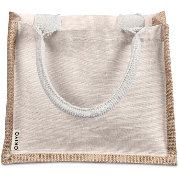 Okiyo Chinsai Mini Jute & Cotton Gift Bag - Image 11