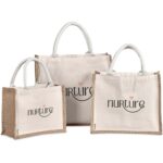 Okiyo Chinsai Mini Jute & Cotton Gift Bag - Image 9