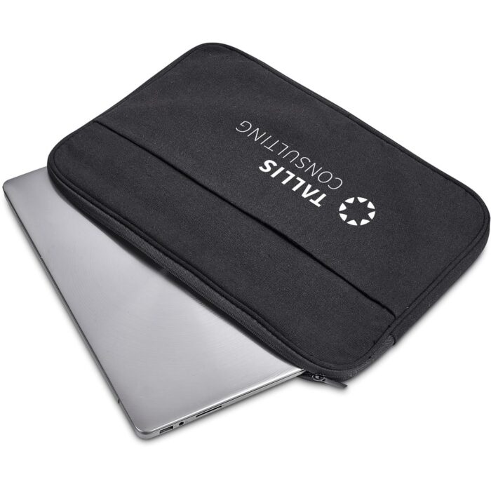 Okiyo Suri Recycled Cotton Laptop Sleeve - Image 9