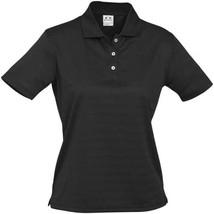 Ladies Icon Golf Shirt - Black - Image 1