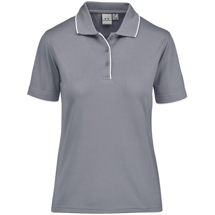 Ladies Elite Golf Shirt - Grey - Image 3