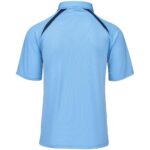 Mens Splice Golf Shirt - Light Blue - Image 3