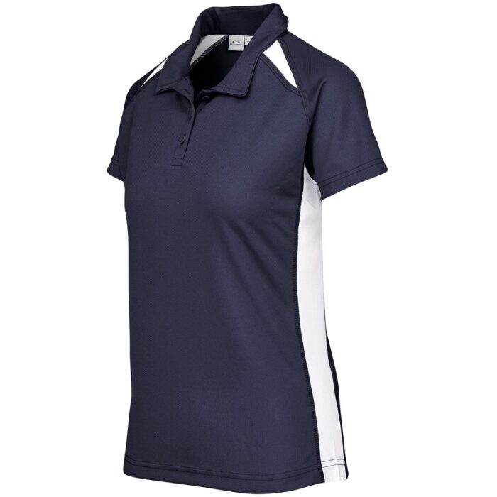 Ladies Splice Golf Shirt - Navy - Image 3