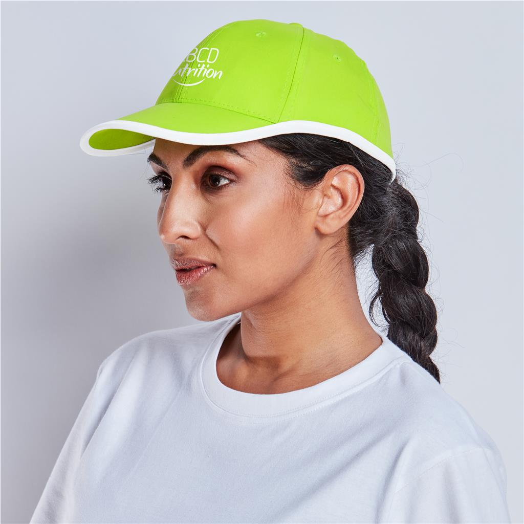 CAP-1009-L-MOFR-007_1024X1024 New Jersey Cap - 6 Panel - Lime - Image 4