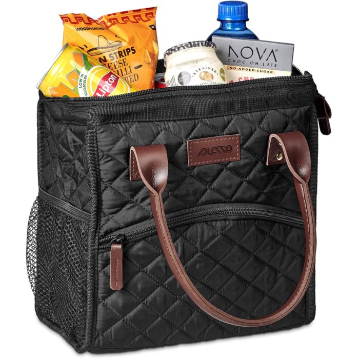 Kate Quilted 12-Can Lunch Cooler - Image 4