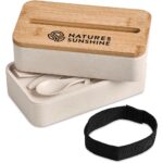 Okiyo Dura Wheat Straw & Bamboo Lunch Box Set - Image 2