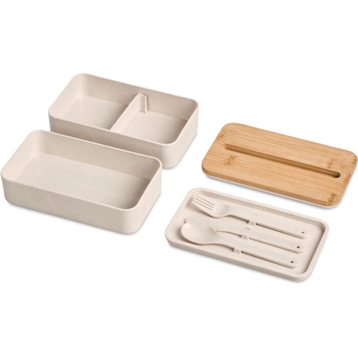 Okiyo Dura Wheat Straw & Bamboo Lunch Box Set - Image 18