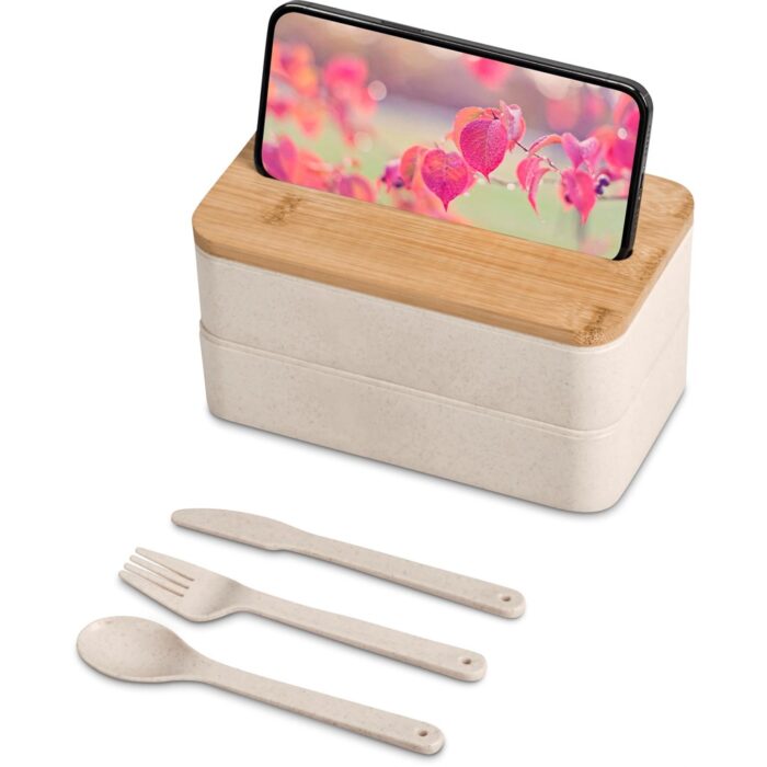 Okiyo Dura Wheat Straw & Bamboo Lunch Box Set - Image 15