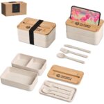 Okiyo Dura Wheat Straw & Bamboo Lunch Box Set - Image 20